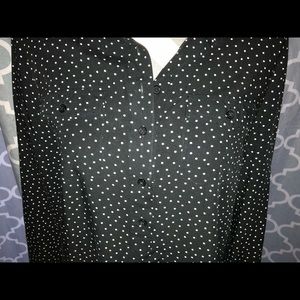 Old Navy Women’s Black & White Polka Dot dress